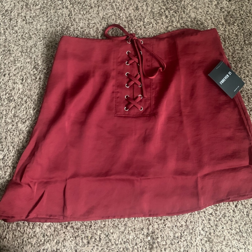 NWT Forever 21 Satin Skirt